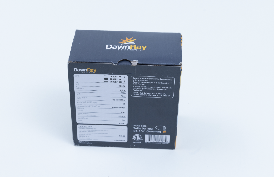 DawnRay Slim 4" 12W Flat Light