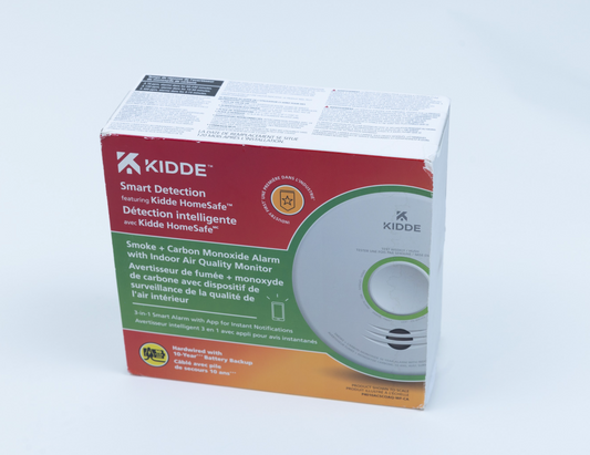Kidde HomeSafe Smoke + Carbon Monoxide Alarm with Indoor Air Quality Monitor