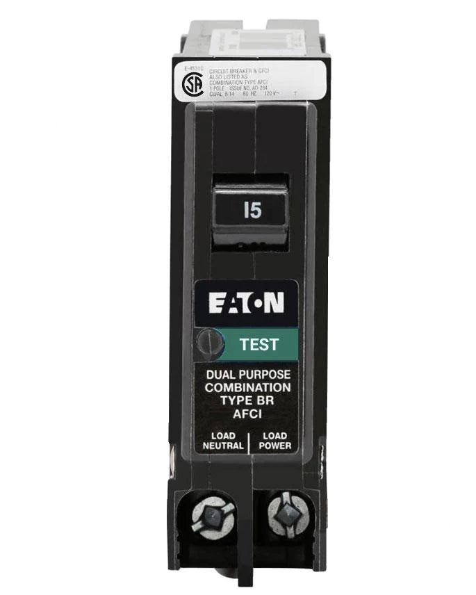 Eaton Cutler-Hammer 15A Arc Fault Circuit Breaker BRP115AFC
