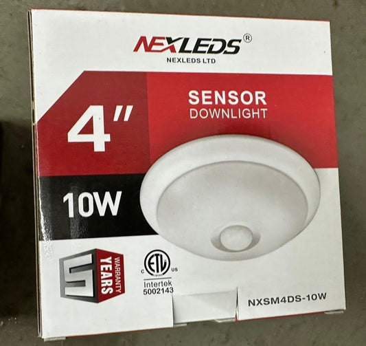 Nexleds 4" 10W Sensor Downlight